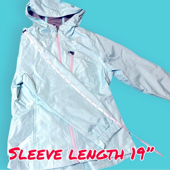 🎉HOST PICK 🎉NWT HAWKE & Co Girls Rain Jacket/Windbreaker in Teal. Girls 7/8 - Picture 6 of 15